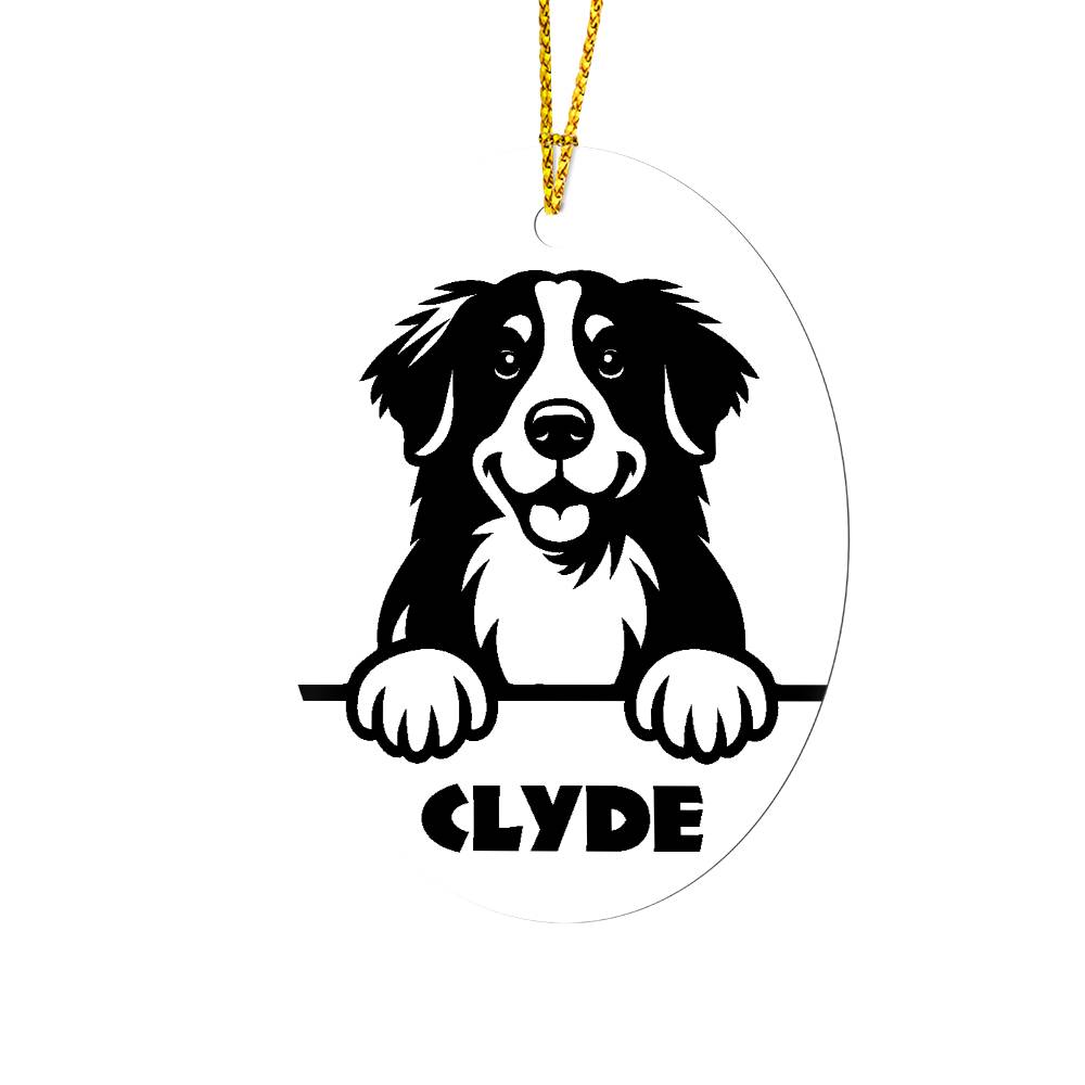 Holiday Ornament - Pick Your Dog Breed - Personalize With Name